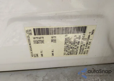 2017 Nissan Maxima 3.5 Platinum из США, поврежденный, VIN 1N4AA6AP9HC373683